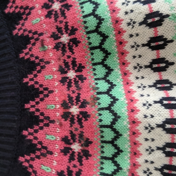 Talbots Fair Isle Cardigan Sweater - Picture 9 of 9